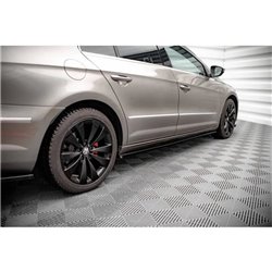 Maxton - Rajouts Des Bas De Caisse V.2 Volkswagen Passat CC Noir Brillant