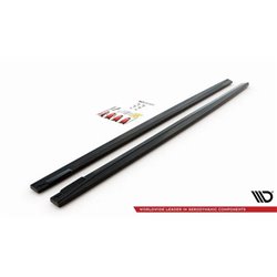 Maxton - Rajouts Des Bas De Caisse V.2 Volkswagen Passat CC Noir Brillant