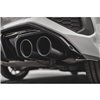 Maxton - Rajout Du Pare-Chocs Arriere + Faux Pot D'échappement Audi A3 S-Line Sportback 8Y Noir Brillant \ Noir