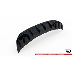 Maxton - Rajout Du Pare-Chocs Arriere + Faux Pot D'échappement Audi A3 S-Line Sportback 8Y Noir Brillant \ Noir