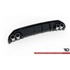 Maxton - Rajout Du Pare-Chocs Arriere + Faux Pot D'échappement Audi A3 S-Line Sportback 8Y Noir Brillant \ Noir