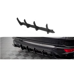 Maxton - Street Pro Central Diffuseur Arriere Ford Escape ST-Line Mk3 Noir-Rouge