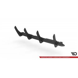 Maxton - Street Pro Central Diffuseur Arriere Ford Escape ST-Line Mk3 Noir-Rouge