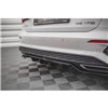 Maxton - Arriere Lame (avec une barre verticale) Audi A3 S-Line Sportback 8Y Noir Brillant