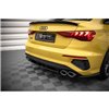 Maxton - Arriere Lame Audi S3 Sedan 8Y Noir Brillant