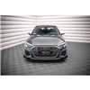 Maxton - Street Pro Lame Du Pare-Chocs Avant Audi S3 / A3 S-Line 8Y Noir-Rouge + Rabats Brillant
