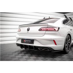 Maxton - Street Pro Central Diffuseur Arriere Volkswagen Arteon R Sedan / Shooting Brake Mk1 Faceift Noir