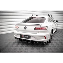 Maxton - Street Pro Central Diffuseur Arriere Volkswagen Arteon R Sedan / Shooting Brake Mk1 Faceift Noir