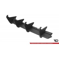 Maxton - Street Pro Central Diffuseur Arriere Volkswagen Arteon R Sedan / Shooting Brake Mk1 Faceift Noir