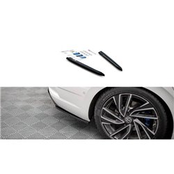 Maxton - Lames De Pare-Chocs Arrière Latérales Volkswagen Arteon R Sedan / Shooting Brake Mk1 Facelift Noir Brillant