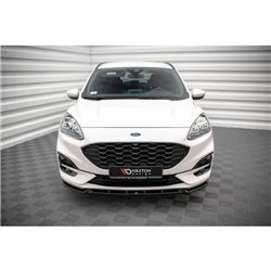 Maxton - Lame Du Pare-Chocs Avant Ford Kuga ST-Line Mk3 Noir Brillant