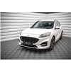 Maxton - Lame Du Pare-Chocs Avant Ford Kuga ST-Line Mk3 Noir Brillant