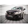 Maxton - Lame Du Pare-Chocs Avant V.1 Seat Exeo Noir Brillant