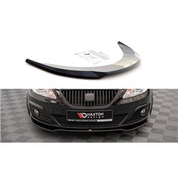 Maxton - Lame Du Pare-Chocs Avant V.2 Seat Exeo Noir Brillant