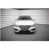 Maxton - Lame Du Pare-Chocs Avant V.1 Mercedes-Benz E AMG-Line Sedan W212 Facelift Noir Brillant