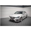 Maxton - Lame Du Pare-Chocs Avant V.1 Mercedes-Benz E AMG-Line Sedan W212 Facelift Noir Brillant