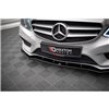 Maxton - Lame Du Pare-Chocs Avant V.1 Mercedes-Benz E AMG-Line Sedan W212 Facelift Noir Brillant