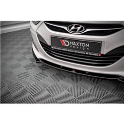 Maxton - Lame Du Pare-Chocs Avant Hyundai I40 Mk1 Noir Brillant