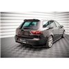 Maxton - Lames De Pare-Chocs Arrière Latérales Seat Exeo Noir Brillant