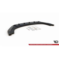 Maxton - Lame Du Pare-Chocs Avant Volkswagen Caddy Mk3 Facelift Noir Brillant