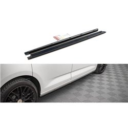 Maxton - Rajouts Des Bas De Caisse Volkswagen Caddy Mk5 / Ford Transit Connect Mk3 Noir Brillant