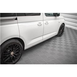 Maxton - Rajouts Des Bas De Caisse Volkswagen Caddy Mk5 / Ford Transit Connect Mk3 Noir Brillant