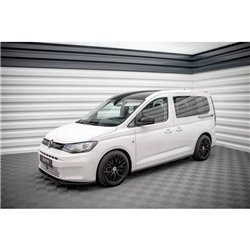 Maxton - Rajouts Des Bas De Caisse Volkswagen Caddy Mk5 / Ford Transit Connect Mk3 Noir Brillant