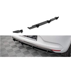 Maxton - Street Pro Central Diffuseur Arriere Renault Clio Mk5 Noir