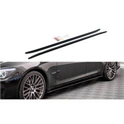 Maxton - Rajouts Des Bas De Caisse BMW 7 M-Pack F01 Noir Brillant