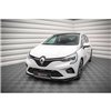 Maxton - Lame Du Pare-Chocs Avant V.1 Renault Clio Mk5 Noir Brillant