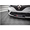 Maxton - Lame Du Pare-Chocs Avant V.1 Renault Clio Mk5 Noir Brillant