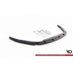 Maxton - Lame Du Pare-Chocs Avant V.1 Renault Clio Mk5 Noir Brillant