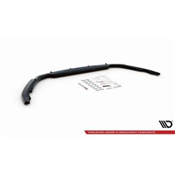 Maxton - Lame Du Pare-Chocs Avant V.1 Renault Clio Mk5 Noir Brillant
