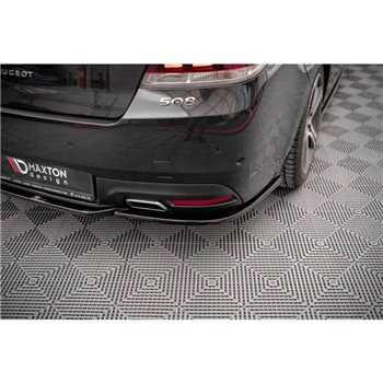 Maxton - Arriere Lame Peugeot 508 GT Mk1 Facelift Noir Brillant
