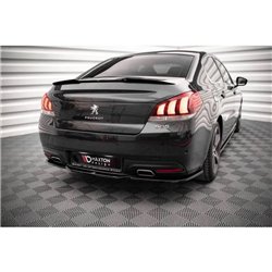 Maxton - Arriere Lame Peugeot 508 GT Mk1 Facelift Noir Brillant