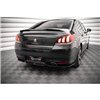 Maxton - Arriere Lame Peugeot 508 GT Mk1 Facelift Noir Brillant