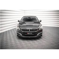 Maxton - Lame Du Pare-Chocs Avant V.2 Peugeot 508 GT Mk1 Facelift Noir Brillant