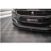 Maxton - Lame Du Pare-Chocs Avant V.2 Peugeot 508 GT Mk1 Facelift Noir Brillant