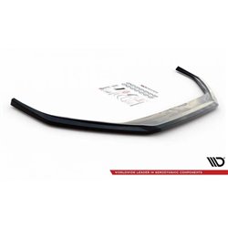 Maxton - Lame Du Pare-Chocs Avant V.2 Peugeot 508 GT Mk1 Facelift Noir Brillant