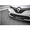Maxton - Lame Du Pare-Chocs Avant V.2 Renault Clio Mk5 Noir Brillant