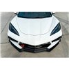 Maxton - Lame Du Pare-Chocs Avant Chevrolet Corvette C8 Noir Brillant