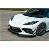 Maxton - Lame Du Pare-Chocs Avant Chevrolet Corvette C8 Noir Brillant