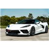 Maxton - Lame Du Pare-Chocs Avant Chevrolet Corvette C8 Noir Brillant