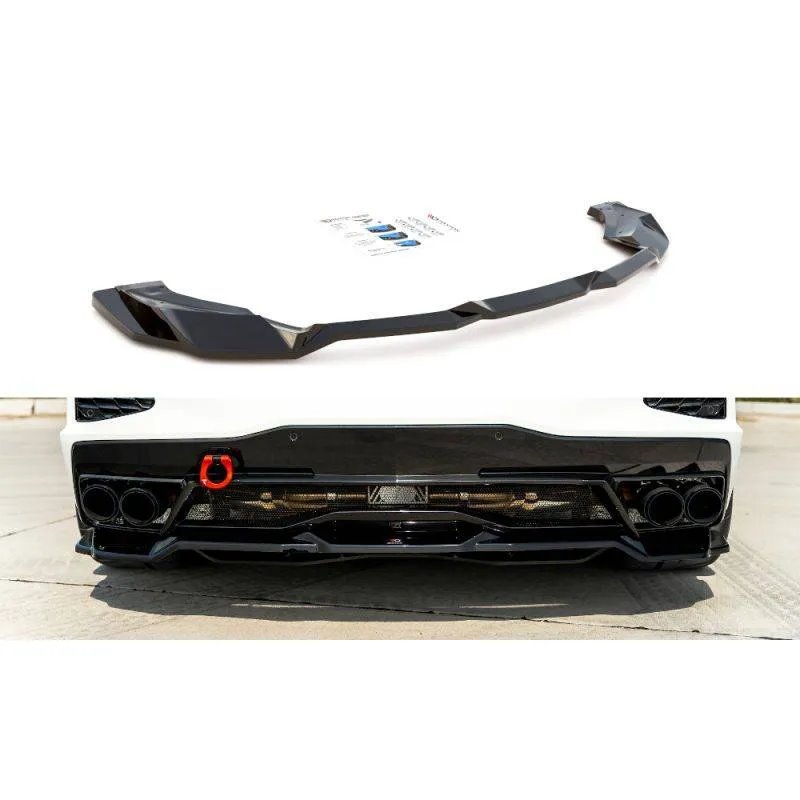 Maxton - Arriere Splitter Chevrolet Corvette C8 Noir Brillant