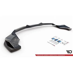 Maxton - Arriere Lame Chevrolet Corvette C8 Noir Brillant