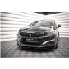 Maxton - Lame Du Pare-Chocs Avant V.1 Peugeot 508 GT Mk1 Facelift Noir Brillant