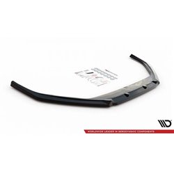 Maxton - Lame Du Pare-Chocs Avant V.1 Peugeot 508 GT Mk1 Facelift Noir Brillant