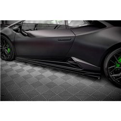 Maxton - Rajouts Des Bas De Caisse Lamborghini Huracan EVO Noir Brillant