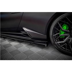 Maxton - Rajouts Des Bas De Caisse Lamborghini Huracan EVO Noir Brillant