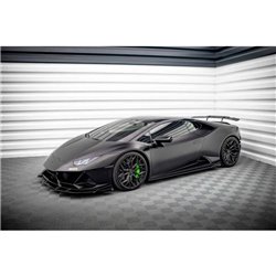 Maxton - Rajouts Des Bas De Caisse Lamborghini Huracan EVO Noir Brillant